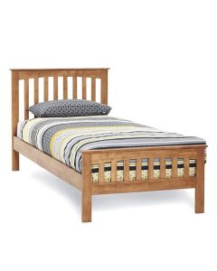 Amelia Wooden Single Bed In Honey Oak