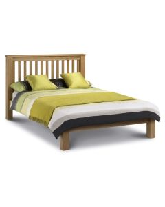 Amsterdam Wooden Low Foot End Super King Size Bed In Oak