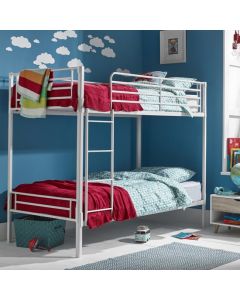 Apollo Metal Bunk Bed In White