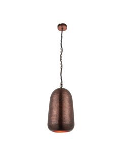 Arbutus Ceiling Pendant Light In Matt Antique Copper