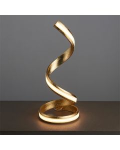 Aria LED Table Lamp In Gold With White Diffuser