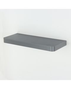 Arran Small Wooden Floating Wall Shelf In Matt Grey