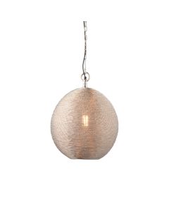 Asha Ceiling Pendant Light In Polished Nickel