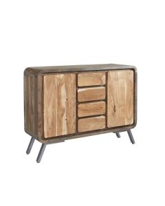 Aspen Large Sideboard In Reclaimed Wood With 2 Doors And 4 Drawers