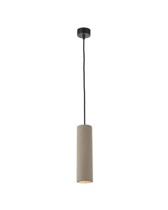 Asta Ceiling Pendant Light In Smooth Grey Concrete