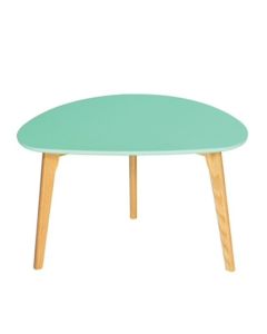 Astro Wooden Coffee Table In Aqua