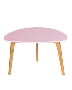 Astro Wooden Coffee Table In Pink