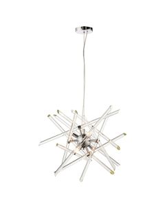 Atomic 6 Lights Ceiling Pendant Light In Chrome