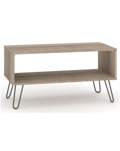 Augusta Wooden Open Coffee Table In Driftwood
