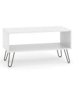 Augusta Wooden Open Coffee Table In White