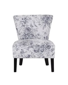 Austen Linen Fabirc Bedroom Chair In Floral