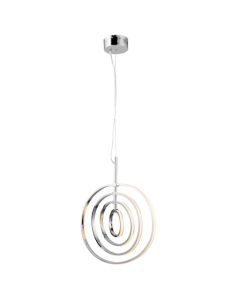 Avali 4 Lights Ceiling Pendant Light In Chrome And White