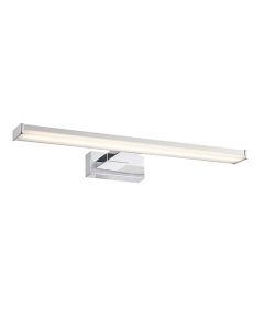 Axis Frosted Plastic Wall Light In Chrome