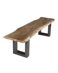 Baltic Large Wooden Dining Bench In Oak