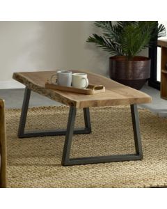 Baltic Rectangular Wooden Coffee Table In Oak