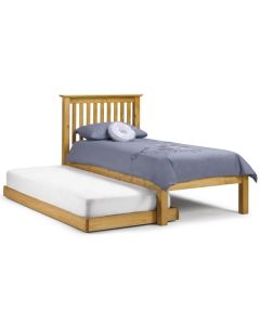 Barcelona Hideaway Wooden Single Bed With Guest Bed In Pine