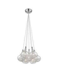 Battersea 7 Bulbs Decorative Ceiling Pendant Light In Chrome