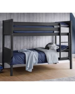 Bella Wooden Bunk Bed In Anthracite