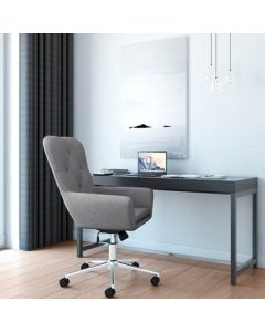 Benjamin Executive Fabric Seat Office Chair In Grey