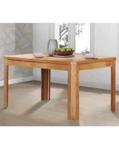 Blake Large Wooden Dining Table In Light Oak