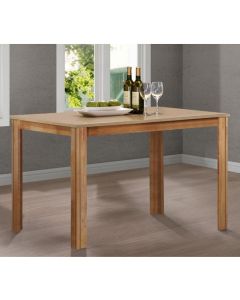 Blake Small Wooden Dining Table In Light Oak