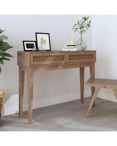 Bordeaux Wooden 2 Drawers Dressing Table In Oak