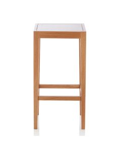 Boyd Wooden Fixed Counter Height Bar Stool In Oak