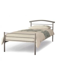 Brennington Metal Small Single Bed In Silver