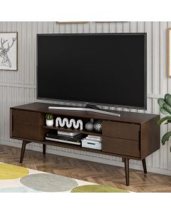 Brittany Wooden 4 Drawers TV Stand In Walnut