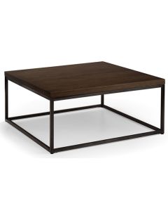 Brooklyn Square Wooden Coffee Table In Dark Oak