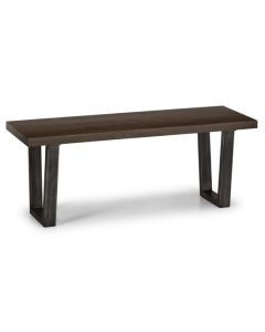 Brooklyn Wooden Dining Bench In Dark Oak