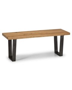 Brooklyn Wooden Dining Bench In Oak