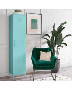 Cache Metal Locker Storage Cabinet In Mint With 1 Door