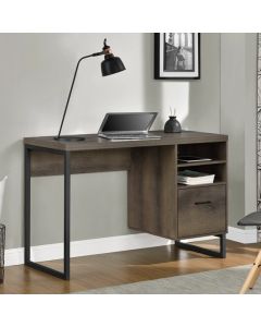 Candon Wooden Computer Desk In Brown