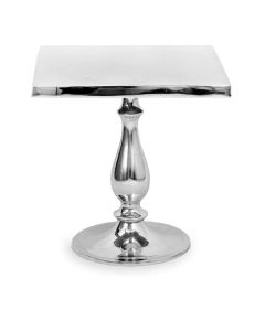 Canopus Aluminium Polished Square Lamp Table