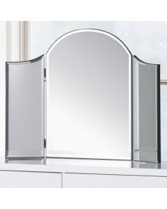 Canto Curved Dressing Mirror In Clear Glass
