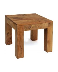 Carnival Wooden Lamp Table In Brushed Oak