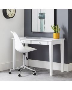 Carrington Wooden Computer Desk In White