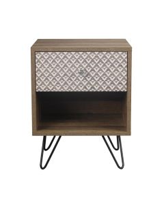 Casablanca Wooden Lamp Table In Oak