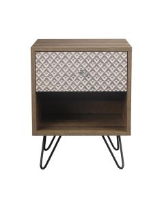 Casablanca Wooden Lamp Table In Oak