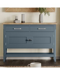 Signature Wooden Sideboard With 2 Doors And 2 Drawers In Blue