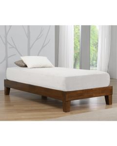 Charlie Wooden Platform Single Bed In Rustic Oak