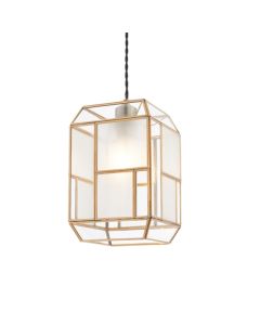 Chatsworth Clear And Frosted Glass Panels Ceiling Pendant Light
