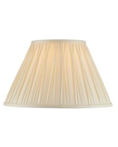 Chatsworth Silk Fabric 14 Inch Shade In Ivory