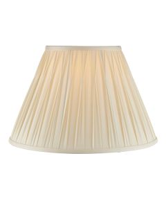 Chatsworth Silk Fabric 16 Inch Shade In Ivory