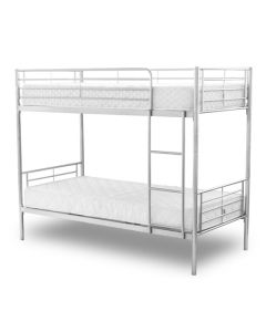 Chicago Metal Bunk Bed In Silver