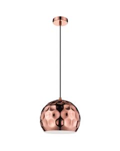 Chislehurst Round Ceiling Pendant Light In Copper
