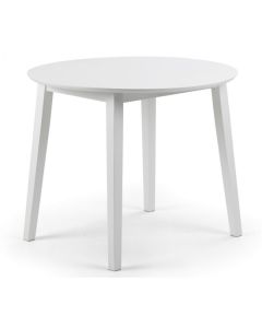 Coast Round Wooden Dining Table In White