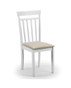 Coast Wooden Dining Chair In White