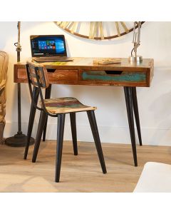 Coastal Chic Wooden Laptop Desk In Reclaimed Wood